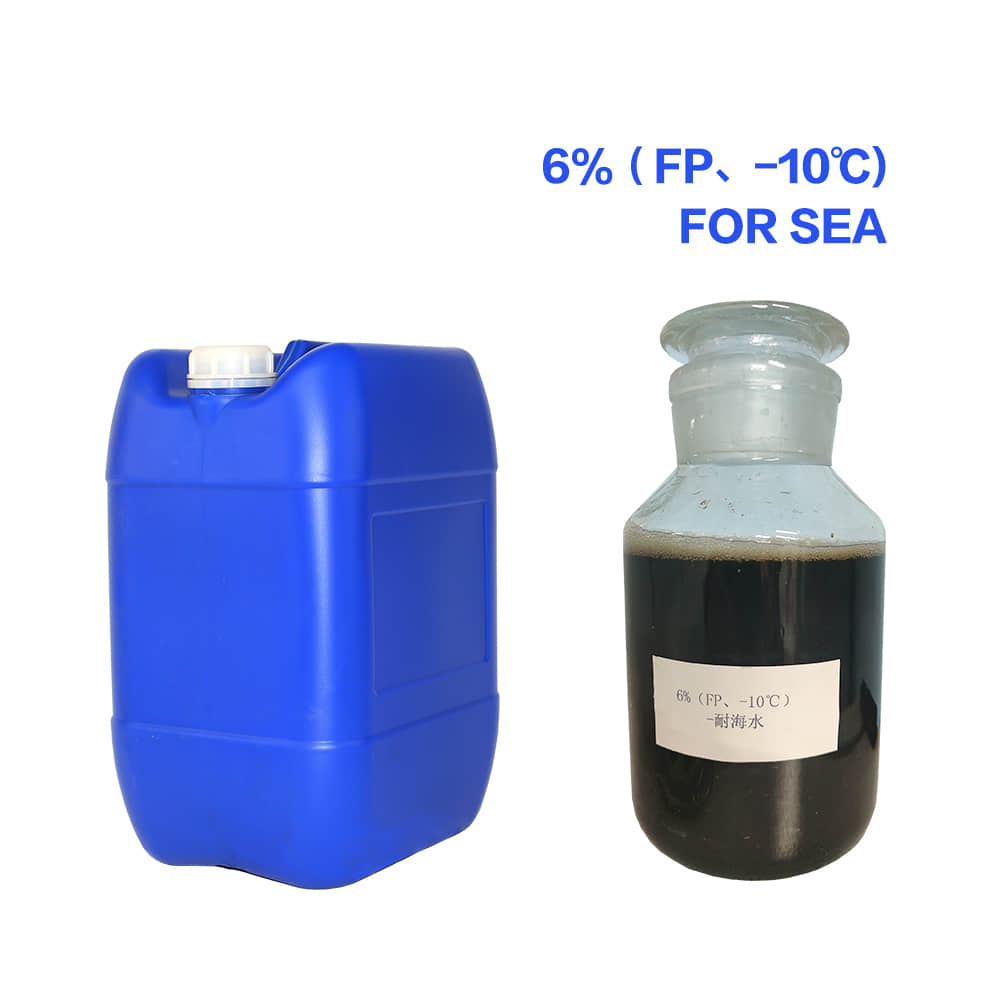 6%  FP ( -10 ℃) –for  Seawater foam extinguishing agent