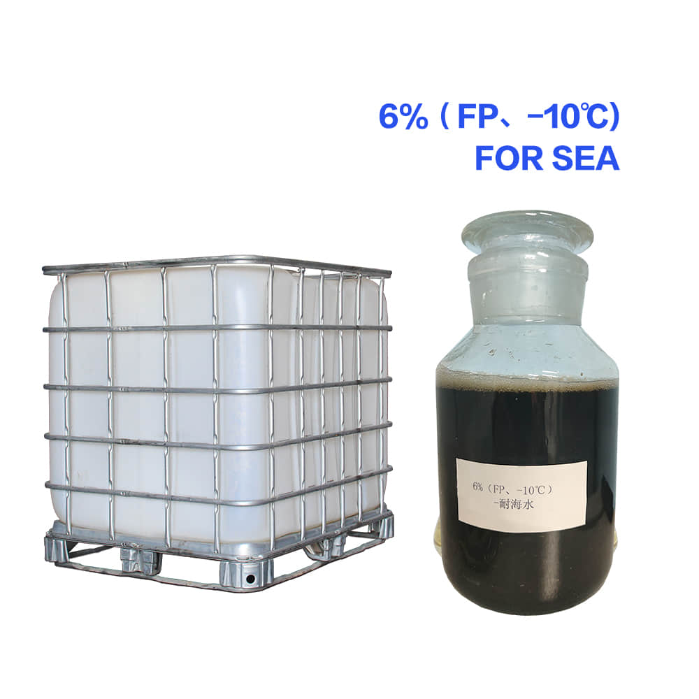 6%  FP ( -10 ℃) –for  Seawater foam extinguishing agent